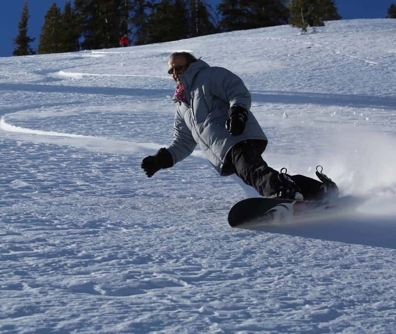 Snowboarding at Sun Valley