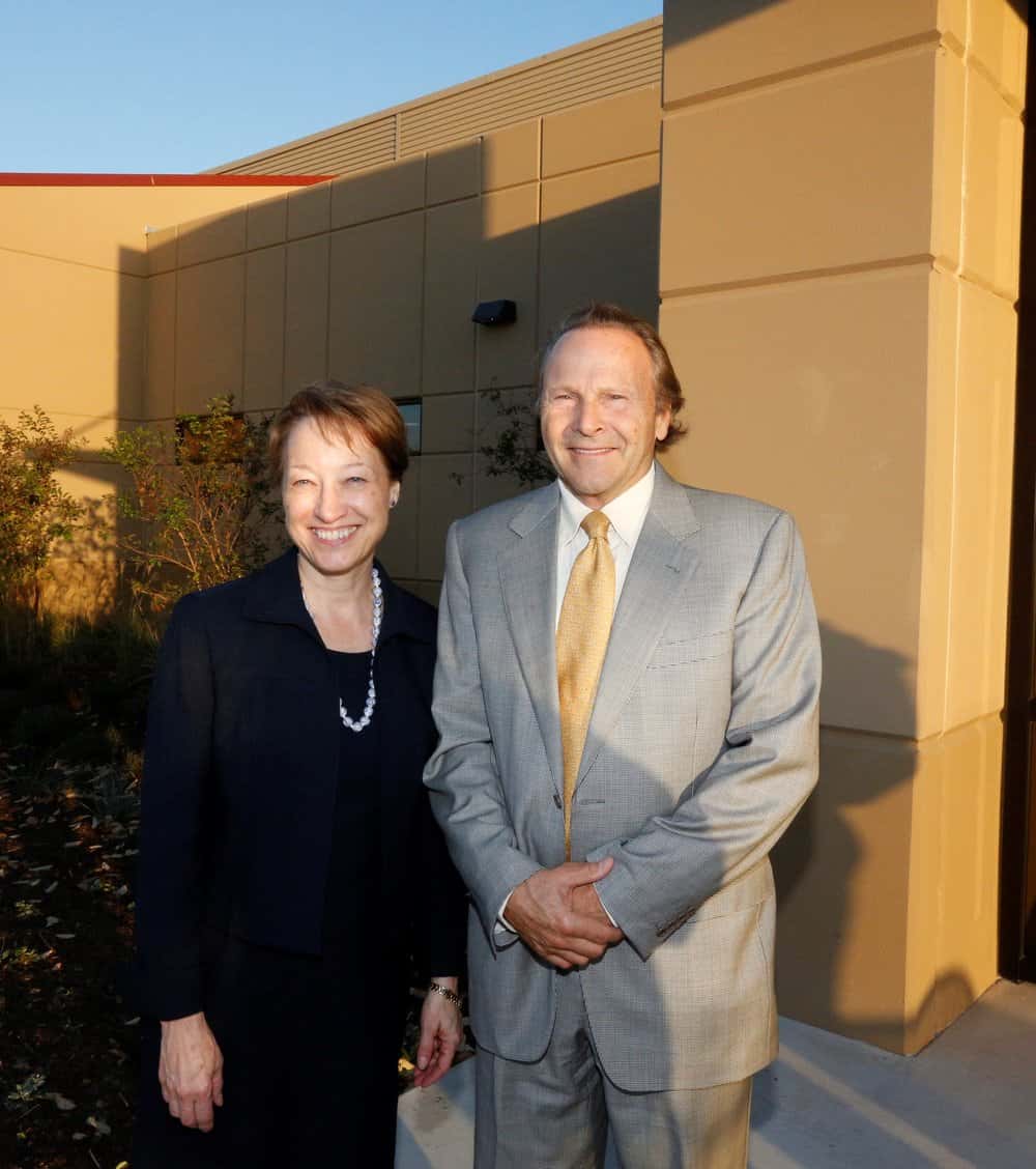 With Denise Trauth, President Texas State University